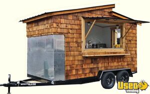2024  6' x 17' Coffee and Beverage Trailer / Shaved Ice Concession Trailer for Sale in British Columbia!