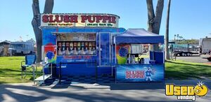 8' x 16'  Slushie / Icee / Frozen Beverage Carnival Style Concession Trailer for Sale in California!