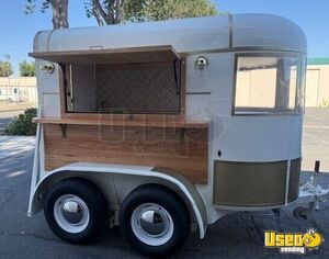 Cute - 5' x 10' Horse Trailer Concession Conversion Vintage Style Beverage Trailer for Sale in California!