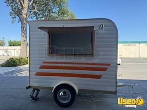 NEW - 2024 5' x 8' Vintage Style Beverage and Coffee Trailer | DIY Concession Trailer for Sale in California!