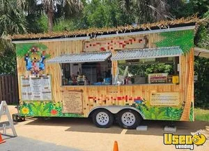Like New - 2023 10' x 19' Beverage & Smoothie Concession Trailer for Sale in Florida!