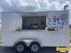 Well Equipped 2022 7' x 14' Coffee-Espresso Concession Trailer Mobile Beverage Unit for Sale in Florida!