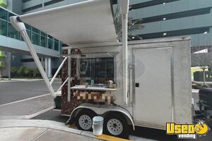 Coffee-Espresso Concession Trailer with Cafeteria Tent for Sale in Florida!