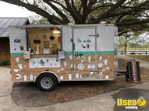 TURNKEY - 6' x 12' Coffee Concession Trailer | Mobile Beverage Unit for Sale in Florida!