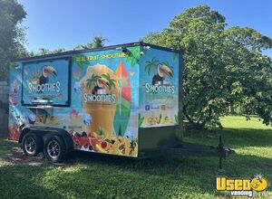 2023 7' x 14' Smoothie Trailer | Beverage  Concession Trailer for Sale in Florida!