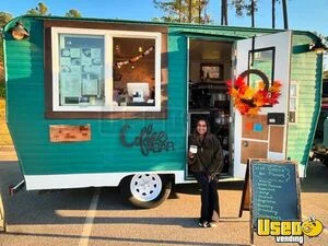 Vintage 1958 7' x 13' Coffee/Beverage Concession Trailer Mobile Vending Unit for Sale in Georgia!