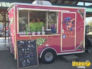 2025 7' x 12' Slushie Concession Trailer Mobile Beverage Unit for Sale in Georgia!