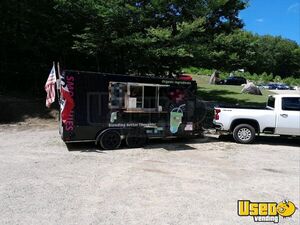 Solar Powered - 2021 7' x 16' Custom Built Coffee / Smoothie Concession Trailer for Sale in New Hampshire!