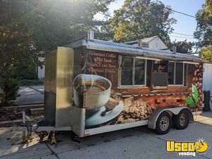 2013 -7' x 16' Wells Cargo Coffee/Espresso and Beverage Concession Trailer for Sale in New Jersey!