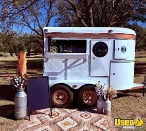 Charming - 2 Horse Trailer Concession Conversion Mobile Bar Unit for Sale in Texas!