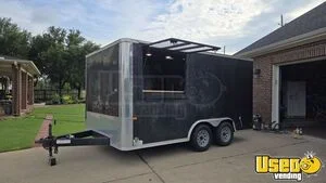 Like New - 2020 8.5' x 14' Rock Solid Cargo Coffee Trailer for Sale in Texas!