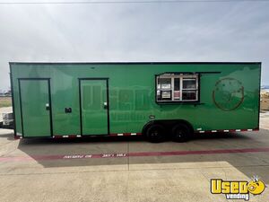 2024 8.5'. x 28'  Quality Cargo Coffee-Espresso Concession Trailer w/ Bathroom for Sale in Texas!