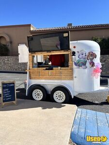 CUTE- Mobile Espresso Coffee Trailer Horse Trailer to Concession Conversion for Sale in Texas!