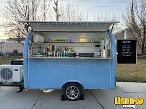 Cute - 2022 6.5' x 9' Beverage Concession Trailer Mobile Vending Unit for Sale in Utah!