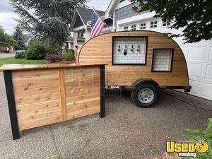 NEW - 2025 5' x 8' Custom Cedar Teardrop Tap Trailer | Beverage Trailer for Sale in Washington!