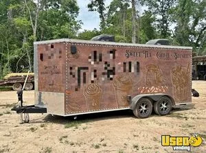 Beverage Trailer Beverage - Coffee Trailer Air Conditioning Louisiana for Sale