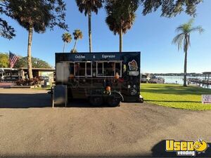 Beverage Trailer Beverage - Coffee Trailer Concession Window Florida for Sale