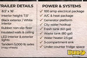 Beverage Trailer Beverage - Coffee Trailer Exterior Lighting Illinois for Sale