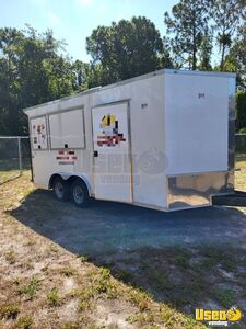 Like-New - 2023 8' x 16' Kitchen Food Concession Trailer with Pro-Fire Suppression for Sale in Florida!