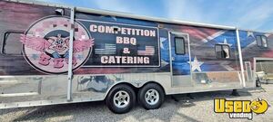 2004 - 8' x 34' Forest River RV Work & Play 34FK Conversion BBQ Smoker Catering Trailer w/ Bathroom for Sale in Georgia!