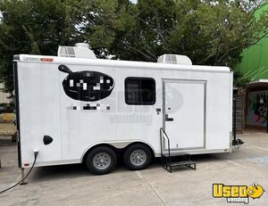 Like New - 2024 8' x 18' Wells Cargo Catering Trailer with Fire Suppression System for Sale in Texas!