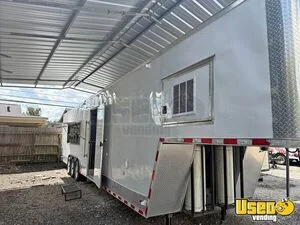 Like New 2019 8.5’ x 40’ Catering Trailer with Walk-In Cooler Food Concession Trailer for Sale in Texas!