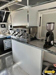 Coffee And Espresso Concession Trailer Beverage - Coffee Trailer Interior Lighting California for Sale