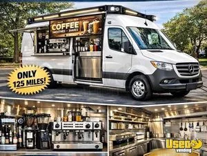 Low Mileage - 2023 Mercedes-Benz 3500 HD Mobile Coffee Van for Sale in New York!
