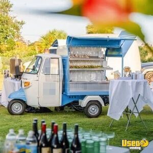 Charming - 2022 Piaggio Ape Catering Tricycle with Two Beverage Taps for Sale in South Carolina!