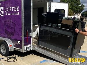 Coffee Concession Trailer Beverage - Coffee Trailer Air Conditioning Louisiana for Sale