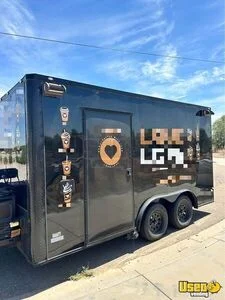 Coffee Espresso Trailer Beverage - Coffee Trailer Concession Window Arizona for Sale