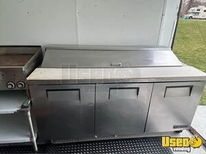 Concession Food Trailer Prep Station Cooler Iowa for Sale