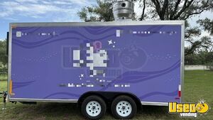2025 8' x 16'  Food Concession Trailer with Pro Fire System for Sale in Texas!