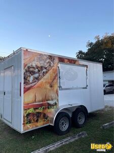 NEW - 2022 7' x 16' Empty Concession Trailer | Mobile Street Vending Unit for Sale in Alabama!