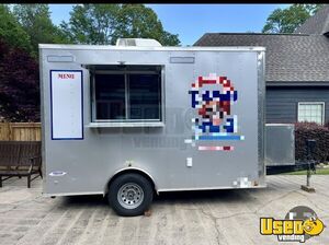 New - 2024 7' x 12' Freedom Food Concession Trailer | Hot Dog Trailer for Sale in Alabama!
