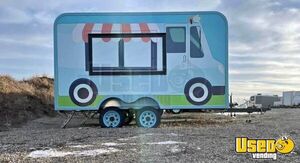 NEW - 2025 7' x 13.5'  Basic Concession Trailer / DIY Food or Beverage Trailer for Sale in Alberta!