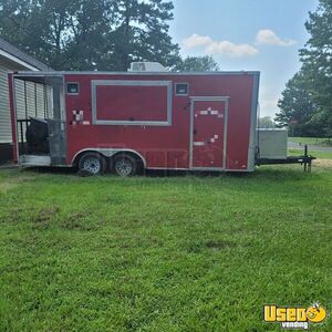 2013 8.5' x 20' Food Concession Trailer with Porch Mobile Vending Unit for Sale in Arkansas!