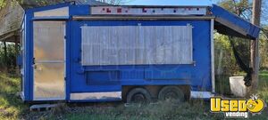 Fixer Upper - 8' x 20' Used Rustic Concession Trailer w/ Updated Plumbing & Electric for Sale in Arkansas!