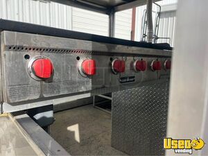 Concession Trailer Barbecue Food Trailer Interior Lighting Utah for Sale