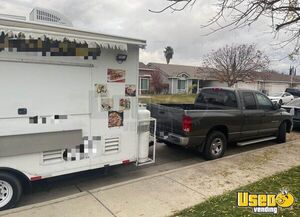 2018 8' x 16' Concession Food Trailer Mobile Kitchen Unit w/ 2002 Ram Truck for Sale in California!