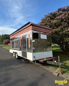 Concession Trailer Concession Trailer Diamond Plated Aluminum Flooring Virginia for Sale