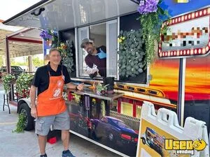 Concession Trailer Concession Trailer Exterior Customer Counter Florida for Sale