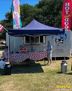 Concession Trailer Concession Trailer Exterior Customer Counter North Carolina for Sale