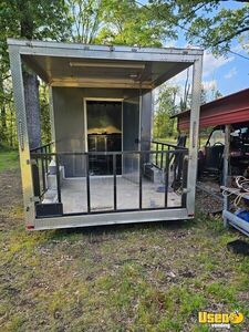 Concession Trailer Concession Trailer Stainless Steel Wall Covers Texas for Sale