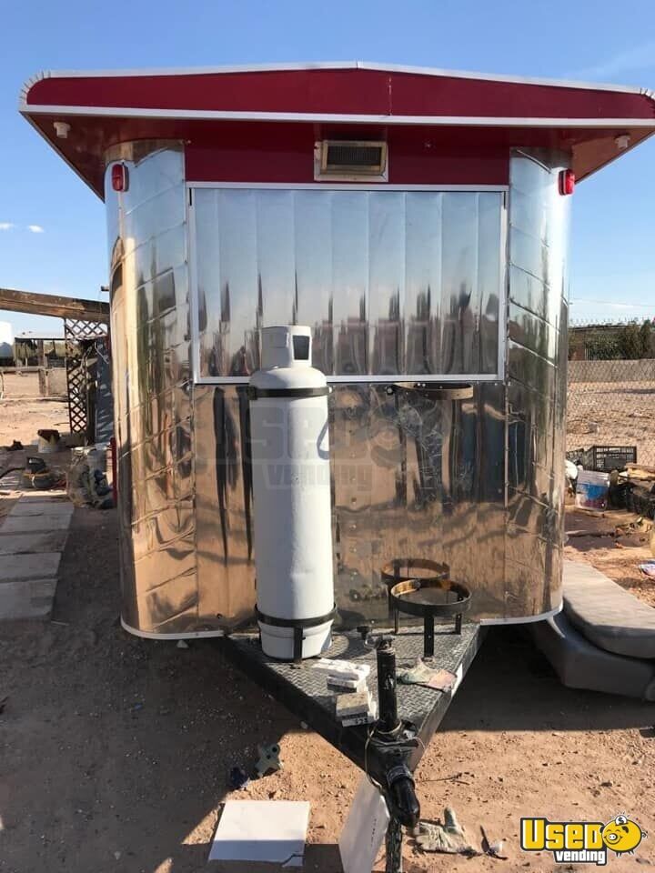 Stainless Steel Food Trailer Lightly Used Food Concession Trailer for