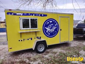 Concession Trailer Exterior Customer Counter Texas for Sale