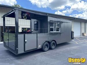 NEW - 2025 8.5' x 22' Food Concession Trailer with Fire Suppression System and 8' Porch for Sale in Florida!