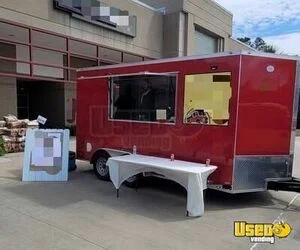 Versatile - 2022 7' x 14' Food Concession Trailer Mobile Vending Unit for Sale in Florida!