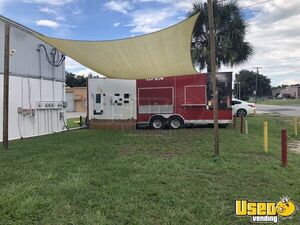 2008 7' x 25' Kitchen Food Trailer with Fire Suppression System | Concession Trailer for Sale in Florida!