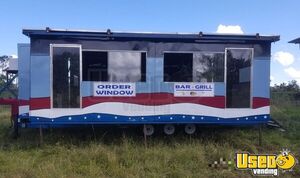 New 2021- 40’ Mobile Modular Concession Trailer w/ Kitchen, Inside Dining Room and Bar For Sale in Florida!